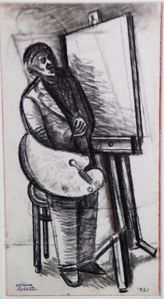 An Artist at an Easel