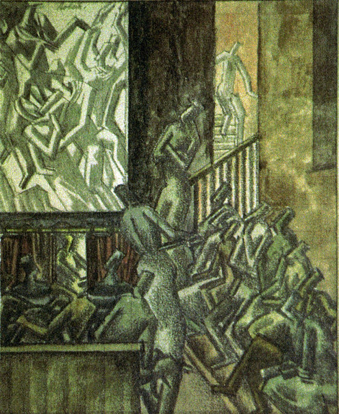 The Cinema -- study, 1920