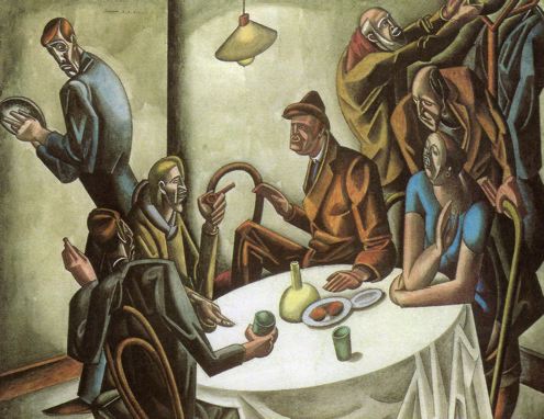 Discussion in a Café