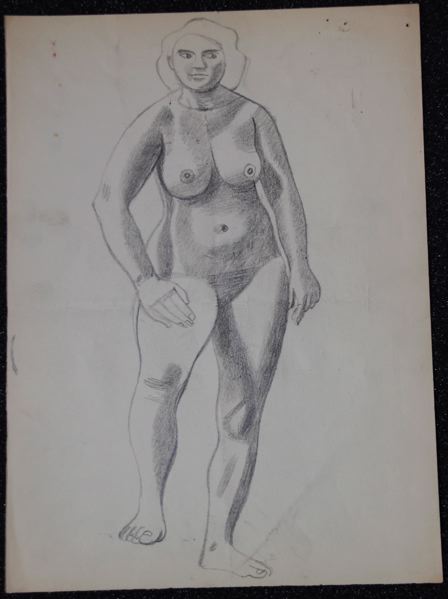 Female Life Study, Standing