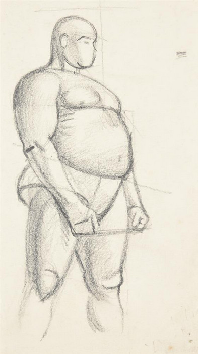 Male Life Study, Standing