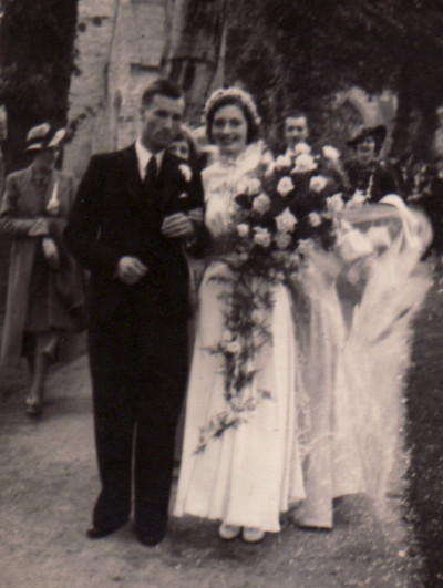 Win and Les's wedding