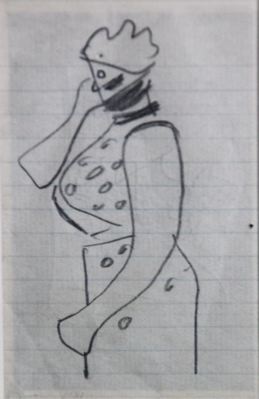 Woman with Spotted Dress