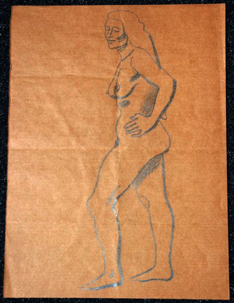 Female Life Study, Standing