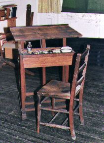 The studio work-desk