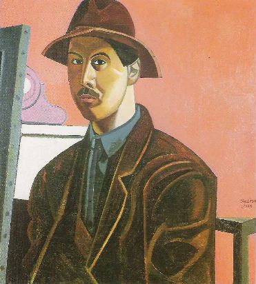 Wyndham Lewis self-portrait